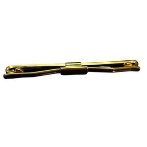 Goldtone Mens Vintage Collar Bar Clip Stay 2.5"